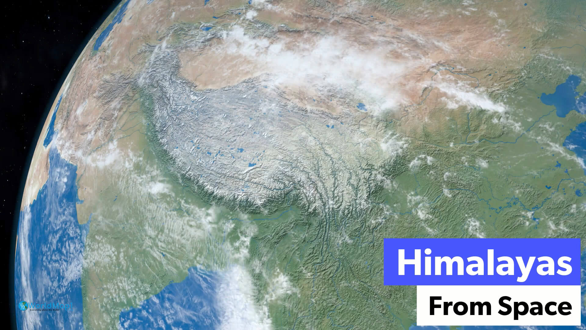 Himalayas from Space